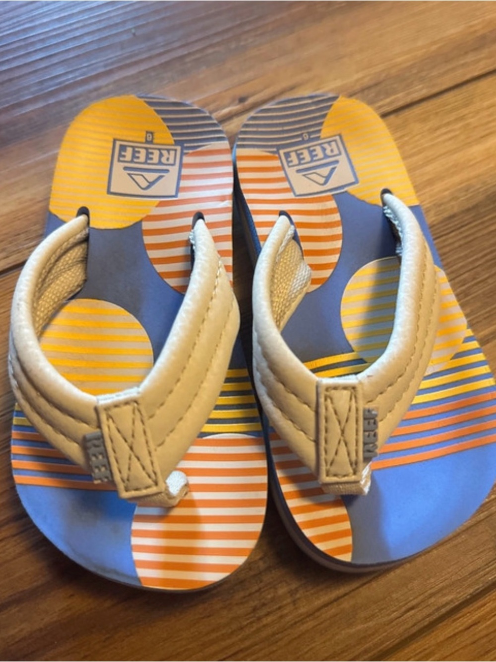 Size 6 REEF baby sandals